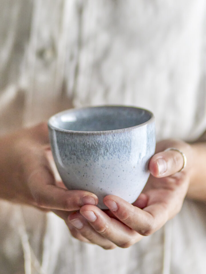 Puodelis Paula mėlynas, Bloomingville