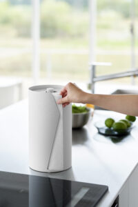 Yamazaki Tower popierinių rankšluosčių laikiklis baltas