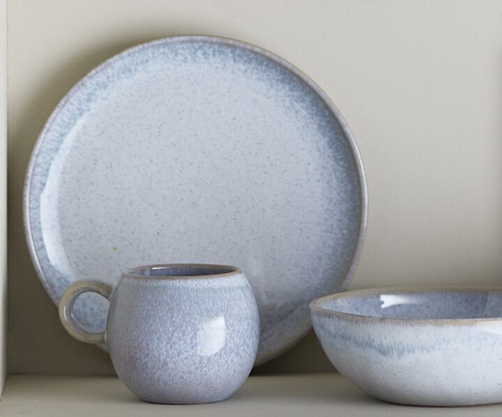 Puodelis Paula mėlynas su ąsele, Bloomingville