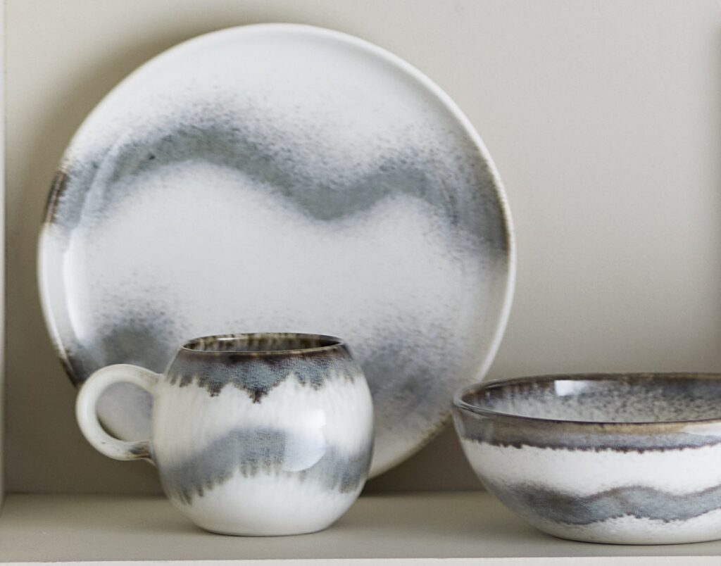 Puodelis Paula pilkas su ąsele, Bloomingville