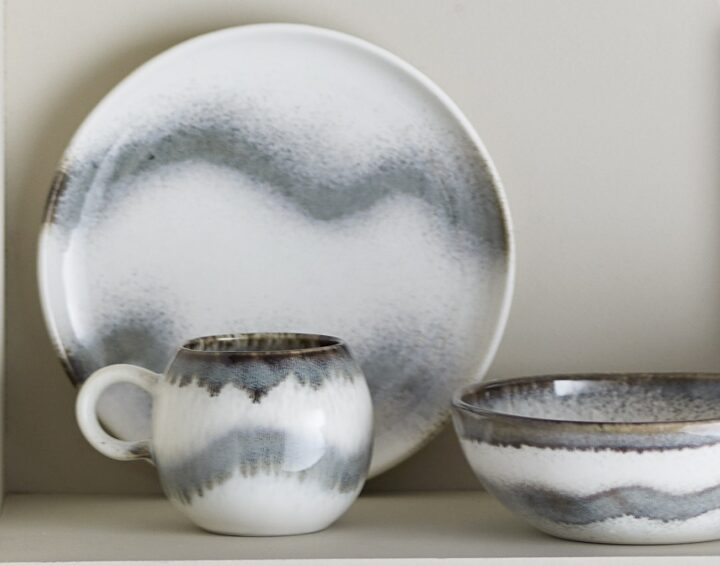 Puodelis Paula pilkas su ąsele, Bloomingville