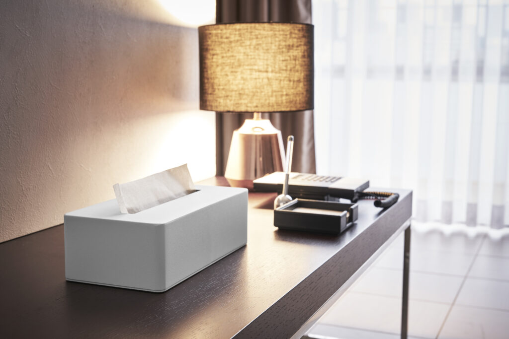 Yamazaki Tower servetėlių dėžutė balta