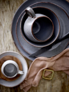 Puodelis Sandrine pilkas, Bloomingville