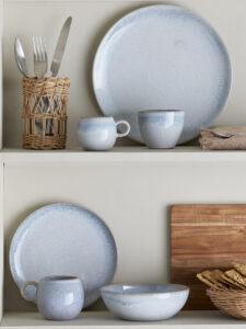 Paula cup blue with handle, Bloomingville